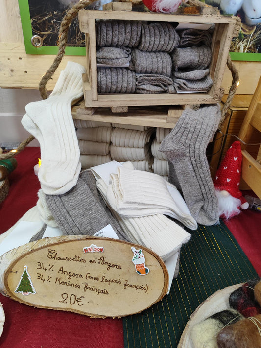 Chaussettes en Angora français