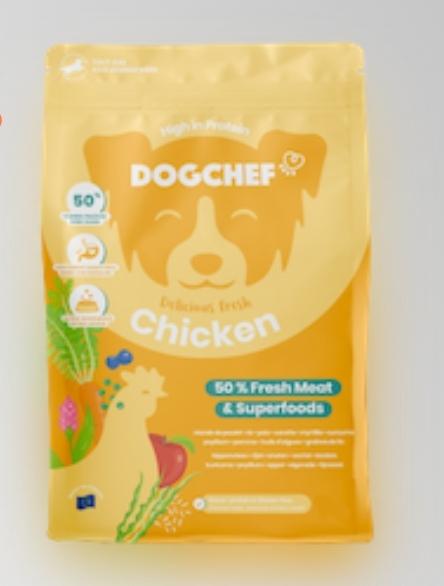 Croquettes Dog chef pour chiots poulet 1kg